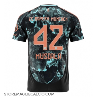 Bayern Munich Jamal Musiala #42 Maglia Gara Trasferta Repliche 2024-25